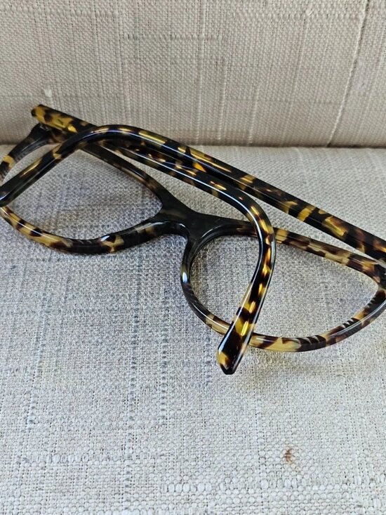 Kirkland Signature Glasses Frame Eyewear ALAMOS Stripe Tortoise Eyeglasses Italy main image 9
